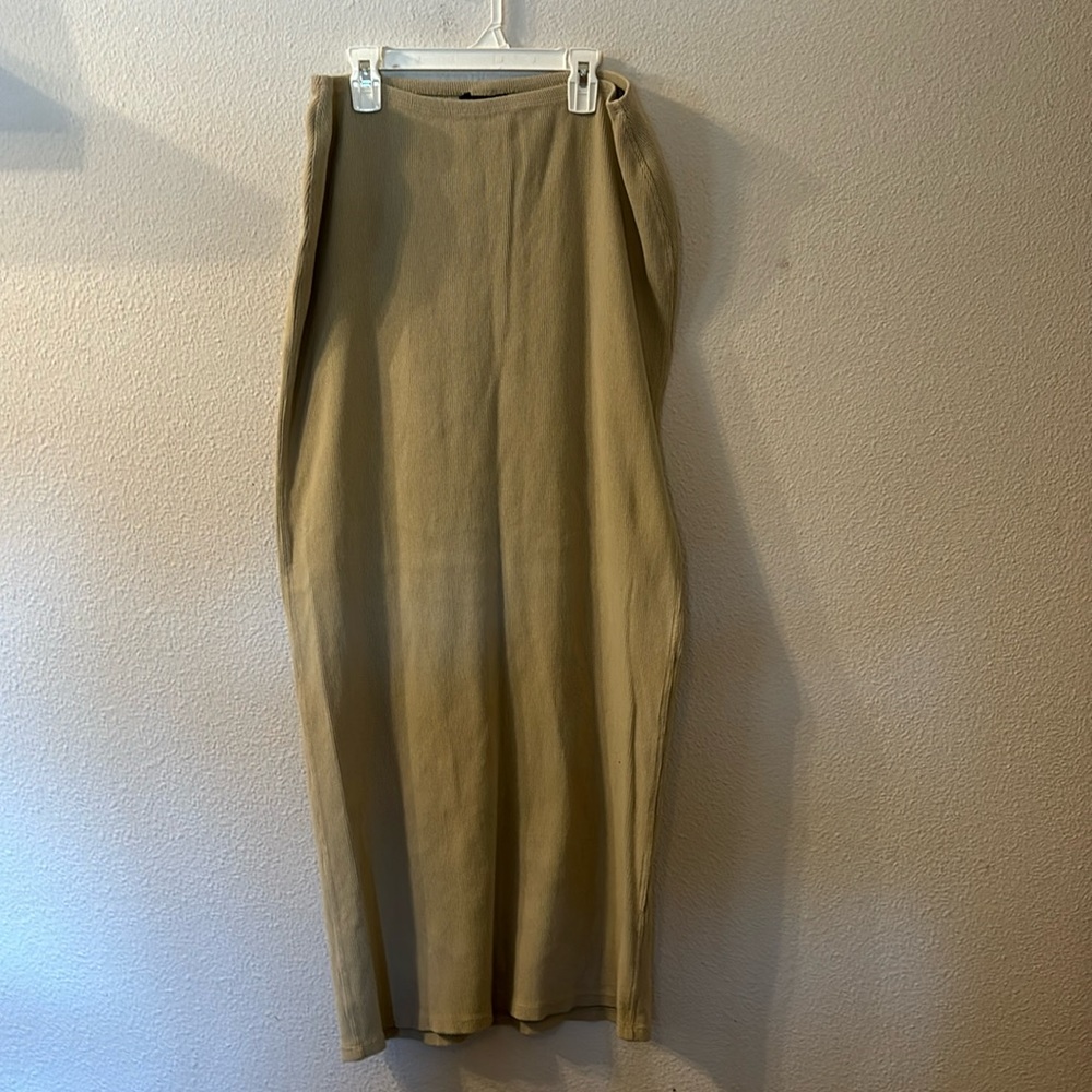 VTG Mike and Tod ribbed maxi skirt size large